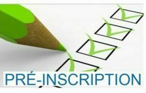 PREINSCRIPTIONS SAISON 2025/26
